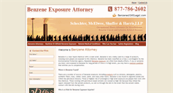 Desktop Screenshot of benzene-attorney.com
